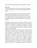 RELATORÍA SOBRE LA DEONTOLOGÍA EN LA INGENIERÍA EN COLOMBIA