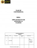 OBRA: AMPLIACIÓN DE SUB ESTACIÓN LA PLANICIE