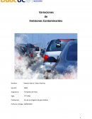 Variaciones de Emisiones Contaminantes