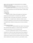 PROYECTO DE MANTENIMIENTO Y RESTABLECIMIENTO DE ALUMBRADO PUBLICO DE LA 24 DE JULIO