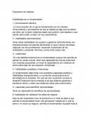 Habilidades de un emprendedor