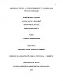 ANÁLISIS AL PROCESO DE DESCENTRALIZACIÓN EN COLOMBIA: UNA INICIATIVA INCONCLUSA