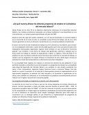 ¿De qué manera afectan los distintos programas de empleo en la dinámica del mercado laboral?