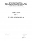 FORMULACIÓN DE LA ECUACIÓN DE DIFUSIVIDAD