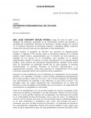 Carta de Motivación