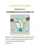 PRÁCTICA 4 EXPERIMENTACIÓN CON MEZCLAS