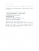 Acoso laboral y sexual, prevencion y protocolos de actuacion