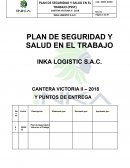 PLAN DE SEGURIDAD Y SALUD EN EL TRABAJO INKA LOGISTIC S.A.C
