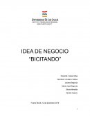 IDEA DE NEGOCIO “BICITANDO”