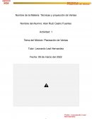 Planeación de Ventas