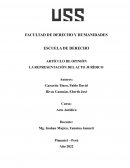 LA REPRESENTACIÓN DEL ACTO JURÍDICO