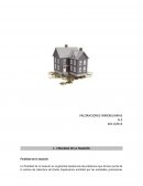 Trabajo valoración inmobiliaria