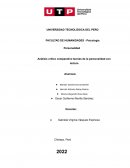 Análisis crítico comparativo teorías de la personalidad con lectura