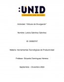 Herramientas Tecnológicas de Productividad