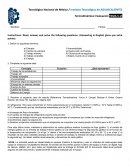 Termodinámica: Evaluación TEMA V-VI