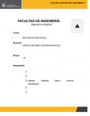 GESTION ESTRATEGICA Ingeniería Industrial