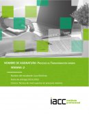 Procesos de transformacion minera