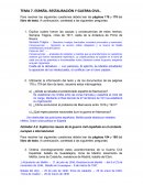 ESPAÑA. RESTAURACIÓN Y GUERRA CIVIL