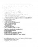 INFORMACIÓN CUALITATIVA SOBRE LOS RESULTADOS DE APRENDIZAJE