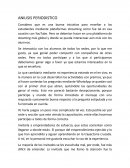 ANILISIS PERIODISTICO