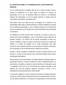 EL CONSTRUCTIVISMO Y EL APRENDIZAJE DE LOS ESTUDIANTES (ENSAYO)