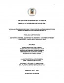 DETERMINACIÓN DEL CONTENIDO DE RESIDUOS CONTAMINANTES EN CAMARONES CONGELADOS MEDIANTE HPLC