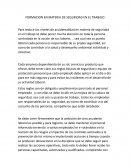 FORMACION EN MATERIA DE SEGURIDAD EN EL TRABAJO