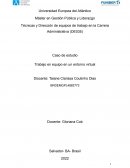 Técnicas y Dirección de equipos de trabajo en la Carrera Administrativa (DE035) Caso de estudio