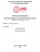 DISCIPLINA ESCOLAR DE LOS ESTUDIANTES