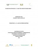 PLANEACION ESTRATEGICA: "LO QUE TODO DIRECTOR DEBE SABER"