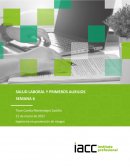 Patologías de origen laboral del sistema cardiovascular y acciones de primeros auxilios