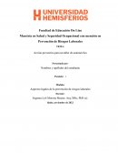 Acción preventiva para un taller de automóviles