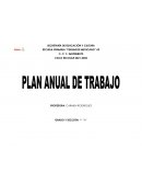 PLAN ANUAL DE TRABAJO DE PRIMER GRADO