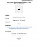 PROYECTO DE IMPLEMENTACIÓN SISTEMA DE GESTIÓN DOCUMENTAL EN LA EMPRESA PRECOR S.A