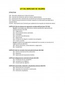 Estructura de ley del mercado de valores