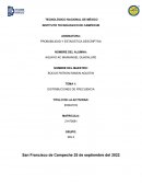 PROBABILIDAD Y ESTADISTICA DESCRIPTIVA