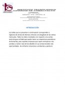 Administración de Operaciones. Las tablas