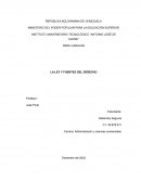 LA LEY Y FUENTES DEL DERECHO