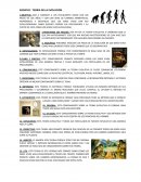 EJEMPLO: TEORIA DE LA EVOLUCION