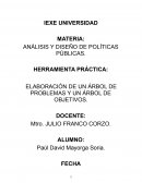 ANÁLISIS Y DISEÑO DE POLÍTICAS PÚBLICAS