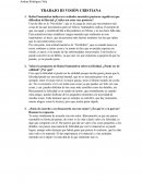 TRABAJO III VISIÓN CRISTIANA