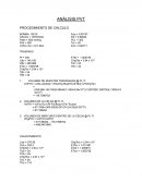 ANÁLISIS PVT PROCEDIMIENTO DE CÁLCULO