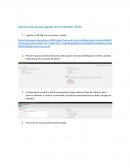 Solicitud de acceso gestor de incidentes: Perfil