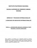 DISPOSICIONES INICIALES Y GENRALES, TRATO NACIONAL Y ACCESO A MERCADOS