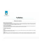Syllabus Planeación Académica Escuela de Medicina