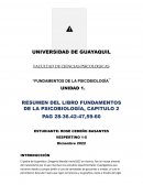 RESUMEN DEL LIBRO FUNDAMENTOS DE LA PSICOBIOLOGÍA, CAPITULO 2