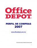 PERFIL DE COMPRAS ENTRE OFFICE DEPOT