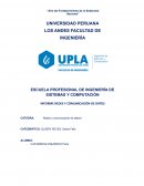 INFORME REDES Y COMUNICACIÓN DE DATOS