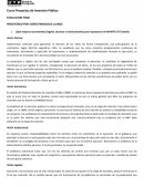 Proyecto de Inversión Pública