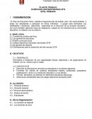 PLAN DE TRABAJO OLIMPIADAS SAN MARTINIANAS 2019